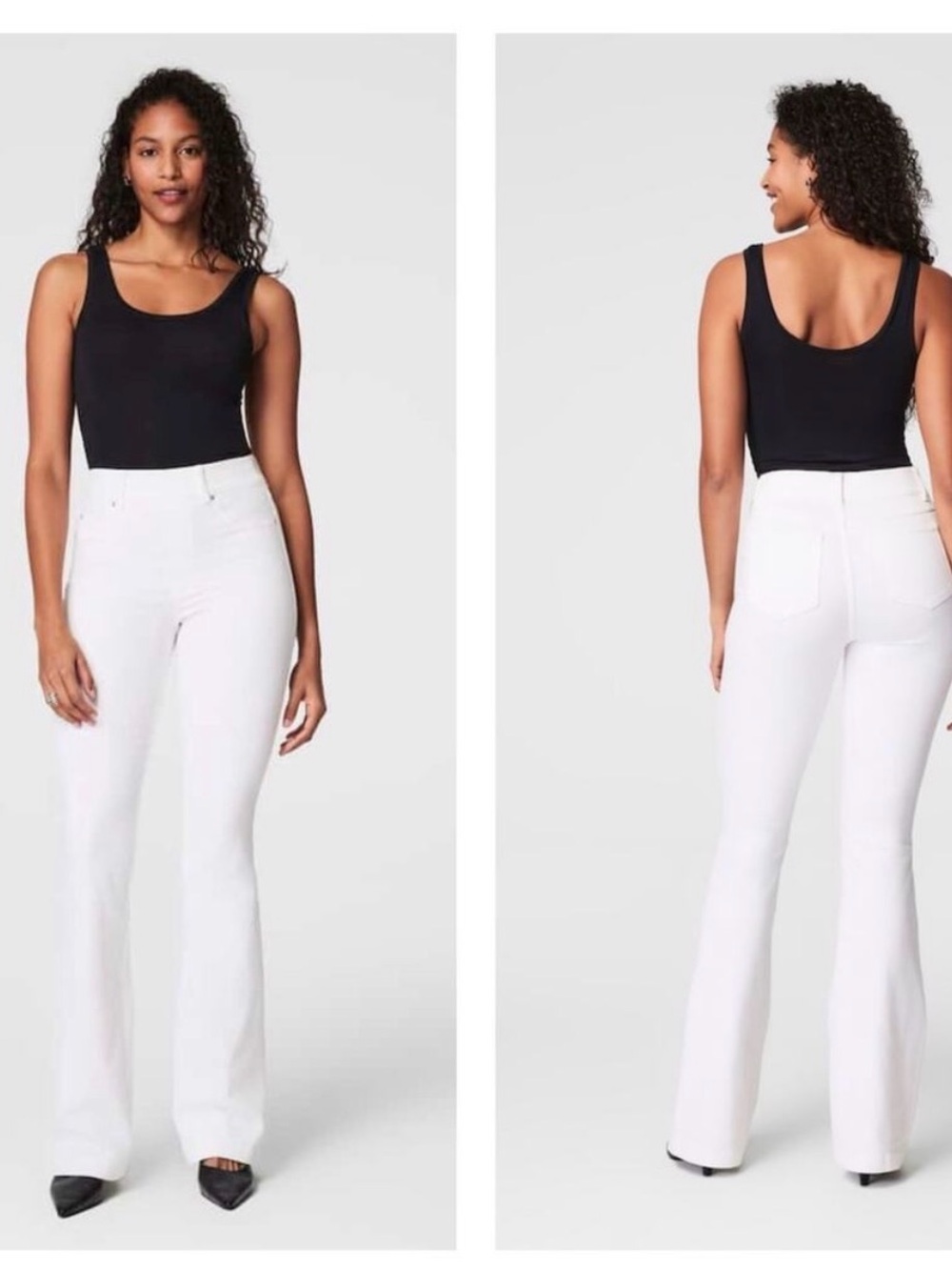 SPANX SPANXshape EveryWear Flare Jeans White Size Large